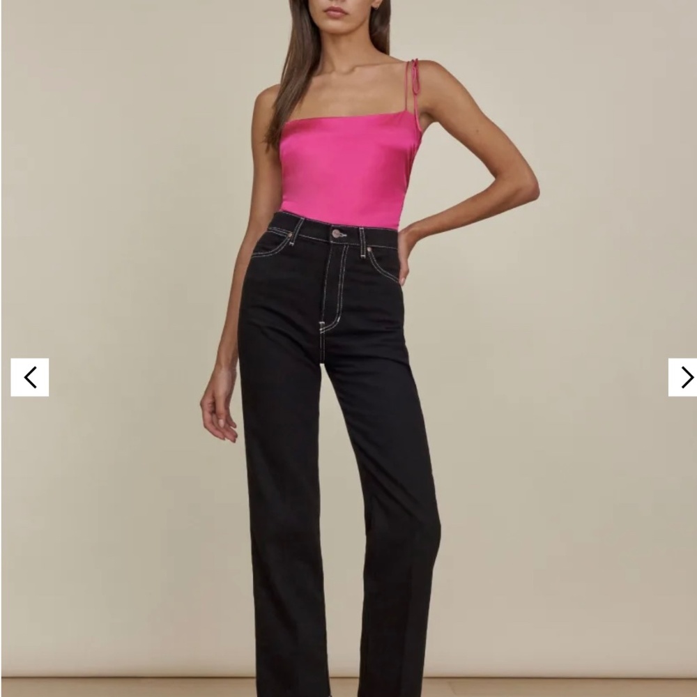Reformation Lucretzia Silk Top